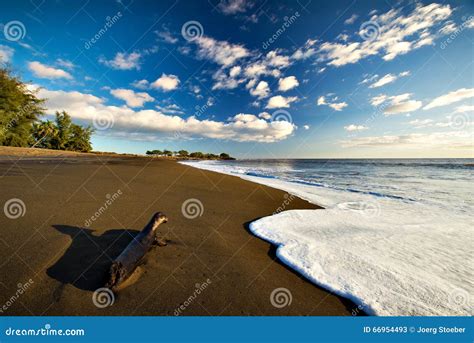 Beach at Waimea Bay, Kauai, Hawai I Stock Image - Image of holiday ...