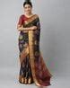 Buy Black Sarees for Women by RATAN Online | Ajio.com