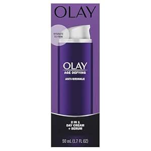 Olay Age Defying 2-In-1 Anti-Wrinkle Day Cream + Serum 1.7 Fl Oz ...