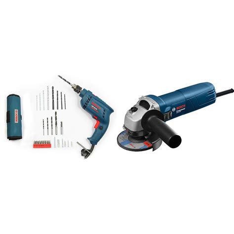 Bosch GSB 450-Watt Impact Drill Set (Blue, 100-Pieces) : Amazon.in ...