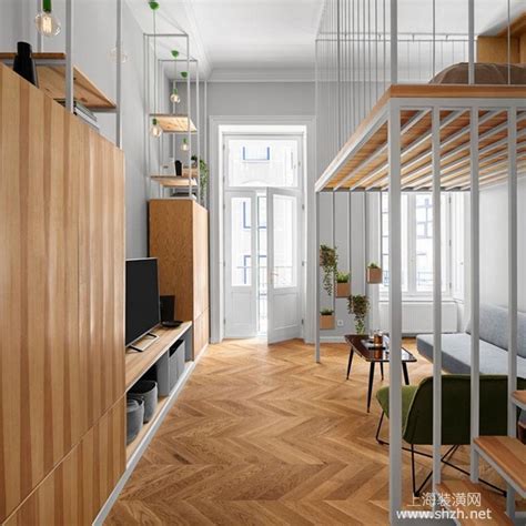 用来出租的小公寓改造装修案例：兼具度假感和艺术感的空间-上海装潢网