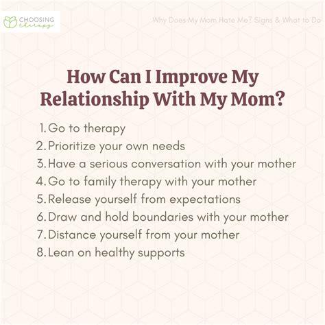 What to Do If You Think Your Mom Hates You