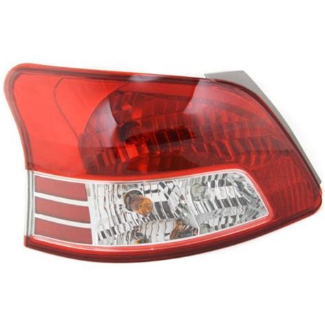 Tail Light for TOYOTA YARIS 2007-2012 LH Assembly Base Model Sedan: Buy ...
