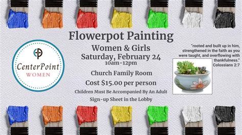 CenterPoint Women Flowerpot Painting , 6950 Eloise Loop Road, Winter ...