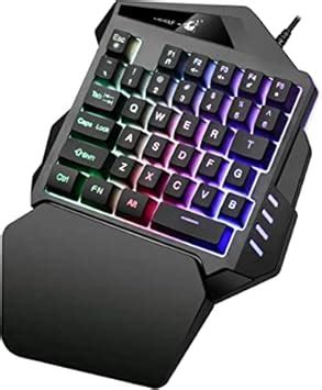 ULTRABYTES 35 Keys One-Handed Mechanical Gaming Keyboard, RGB Backlit ...