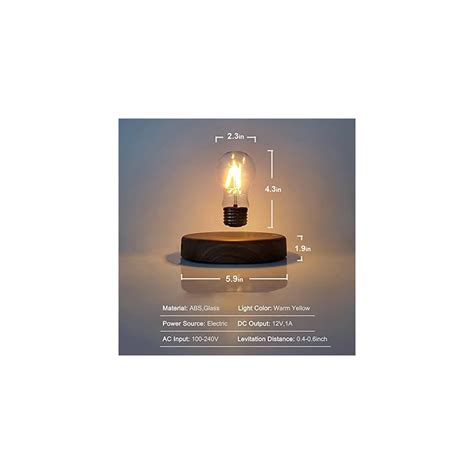 HCNT Wireless Levitating LED Desk Lamp with 360 Degree India | Ubuy