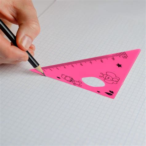 PremiumAV Cute Cartoon Giraffe Ruler / Scale Meter Ruler / Triangle Ru