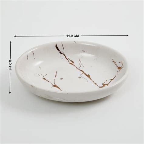 Buy Aubree Vince Ceramic Soap Dish from Home Centre at just INR 299.0