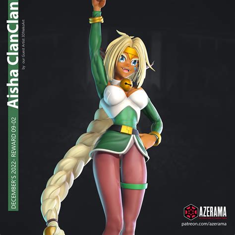 👧 AISHA CLAN-CLAN STL READY FOR 3D PRINTING・ 3D File for ・Cults