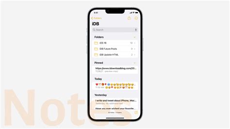 Image result for Columns in iOS Notes