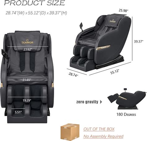 Buy TEAMOR Full-Body Shiatsu Massage Chair - Retro Classic Recliner ...