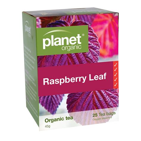 Planet Organic Raspberry Leaf 25 Tea Bags - Evergreen Health & Wellness ...