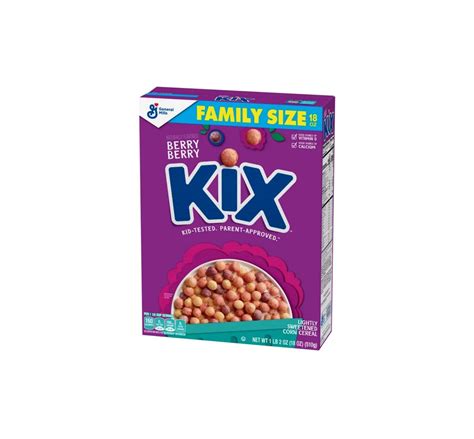 Berry Berry Kix Crispy Corn Puffs Whole Grain Breakfast Cereal 510g ...