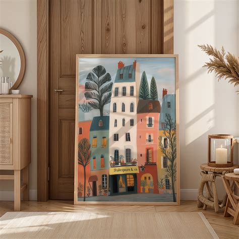Shakespeare and Co by Parisian Pastels | Buy Canvas Paintings – TravelArty