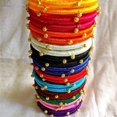Image result for Thread Bangles Designs