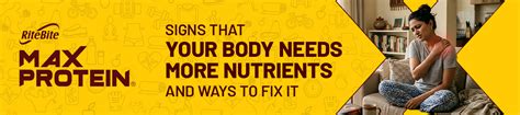 Signs Your Body Needs More Nutrients | How to Fix It Safely – RiteBite ...