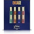 Buy Engage Vibes Perfume Spray Set for Men, 25mlX4, Travel Sized ...