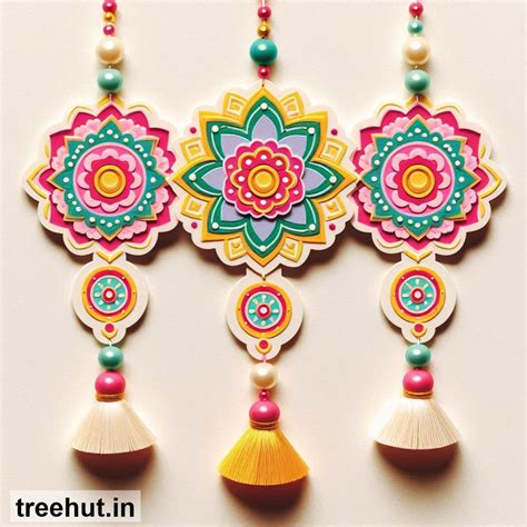 Wall Hanging Rangoli Mandala Stickers for Diwali with Decoration Techniques