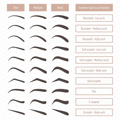 Eyebrow Shapes