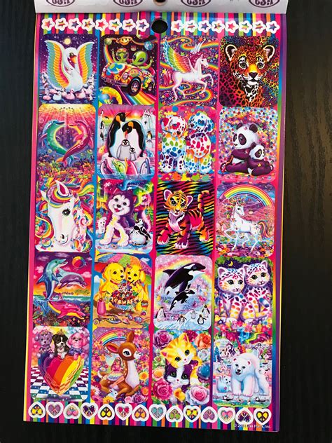 Lisa Frank Sticker Book Over 600 Stickers Lisa Frank Lisa - Etsy