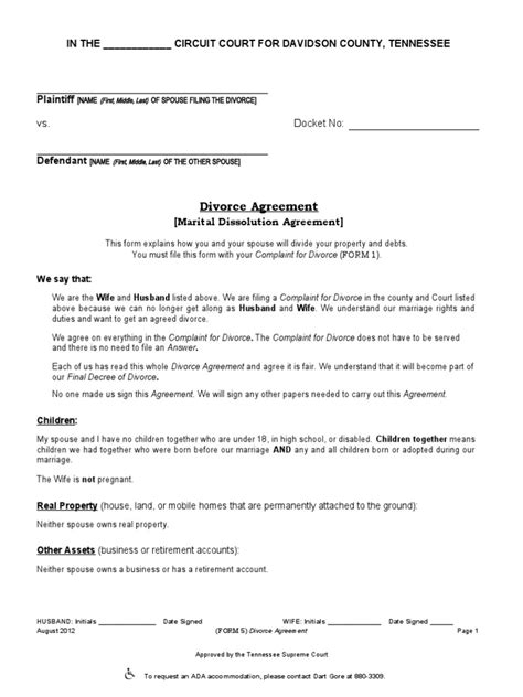 Image result for Divorce Paperwork