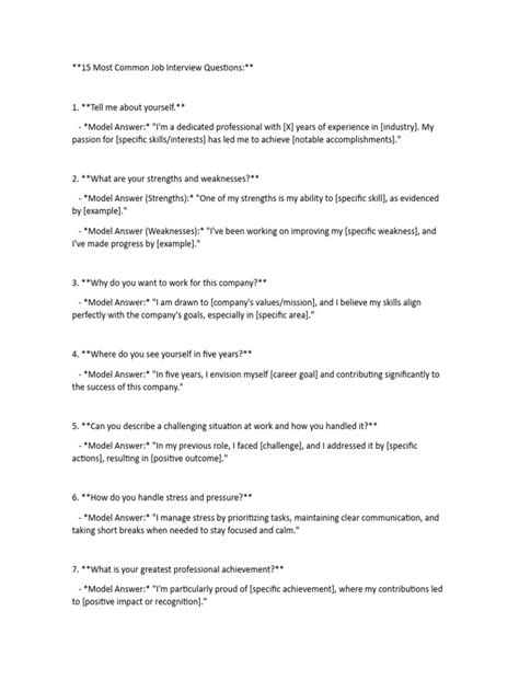 Image result for Sample Interview Questions