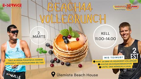 Beach44 vollebrunch: Dima ja Mart testivad enne MK-hooaega kodupubliku ...