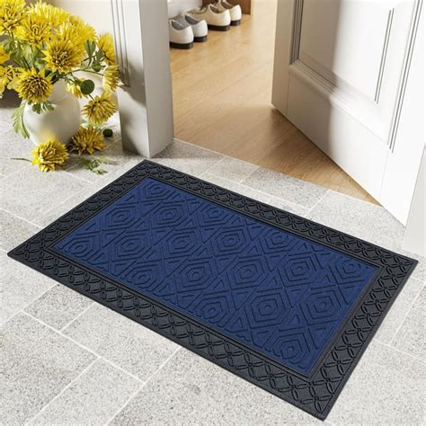Buy LUXE HOME Coir Hexagon Embossed Doormat - 75x45cm from Luxe Home at ...