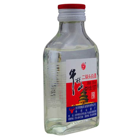 牛栏山 二锅头 白酒 56度100ml 清香型 白酒 40瓶 整箱 小扁二-阿里巴巴