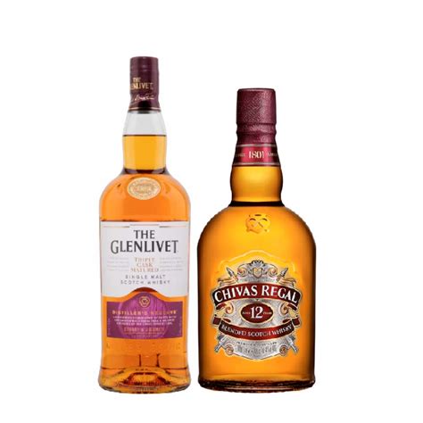 Buy Chivas Regal 12 YO 100cl & Chivas Regal 13 YO 100cl Sherry Cask ...