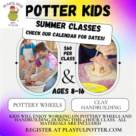 Potter Kids - pottery wheels and handbuilding | Playful Potter