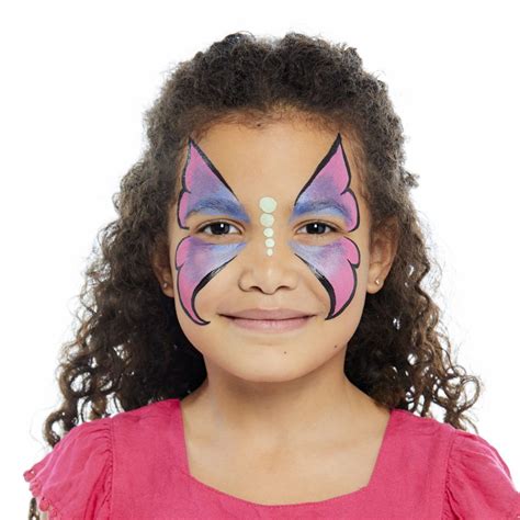 Butterfly Face Paint | Butterfly face paint, Face painting butterfly ...