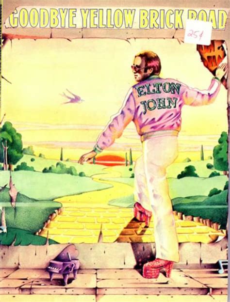 Elton John Goodbye Yellow Brick Road US book (497507) VF0262