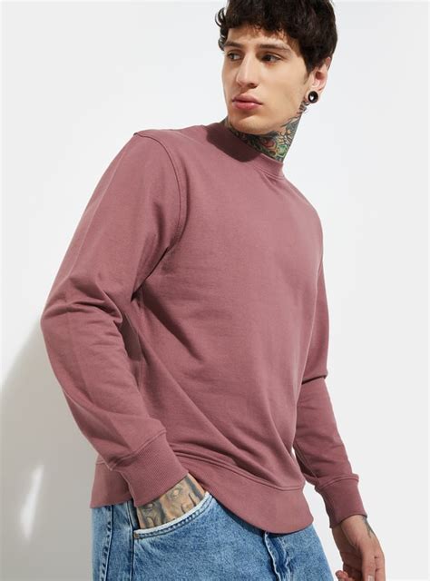 Buy URB_N Men Solid Sweatshirt Online at just Rs. 599.0 - 1000015491064 ...