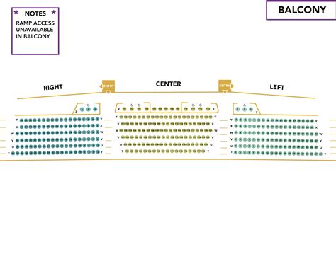 Warner Theater Seating Chart With Seat Numbers | Cabinets Matttroy