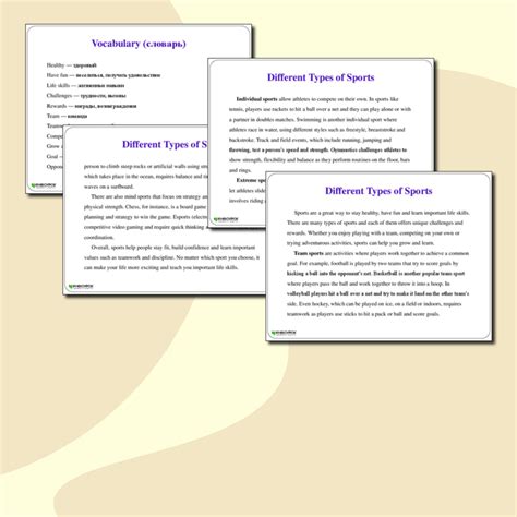 Types of Sports 的图像结果