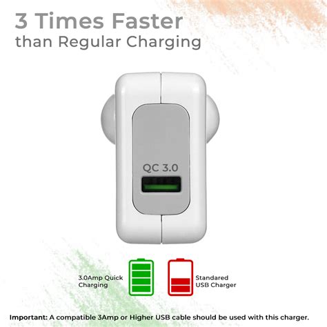 pTron Volta FC16 30W QC3.0 Smart USB Charger with Type-C 1M USB Cable ...