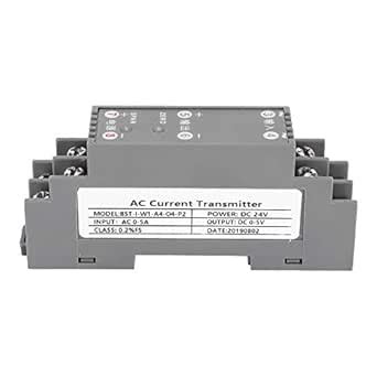 AC Current Transducer, AC 0-5A Input DC 0-5V Output AC Transmitter ...