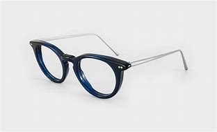 Image result for Men's Blue Frame Eyeglasses