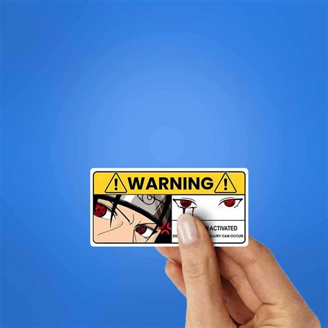 Sharingan Activated Sticker – STICK IT UP