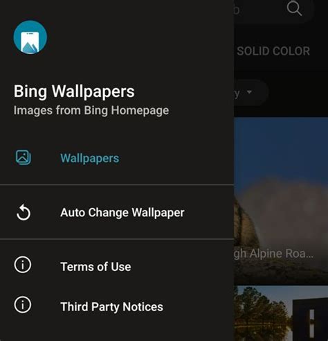 Bing Wallpaper for Android 的图像结果