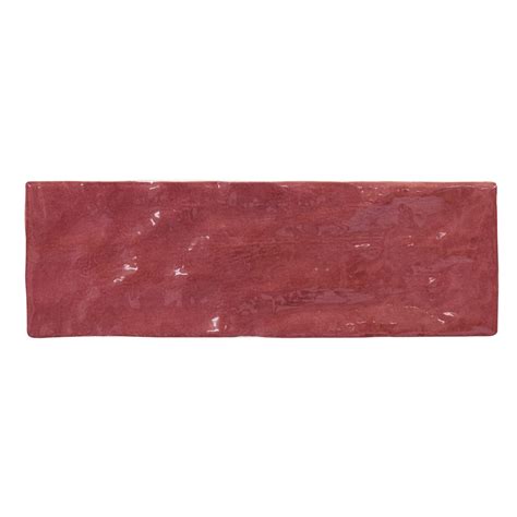 Zellige Bordeaux Ceramic Tile | Floor and Decor