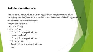 Switch End Loop MATLAB 的图像结果