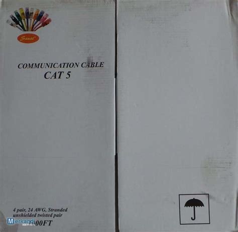 High-Quality Ethernet CAT5e UTP CCA Cable Reel - 305m Solid Network ...