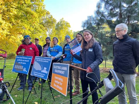 States and towns consider banning gas-powered leaf blowers and lawn mowers Background