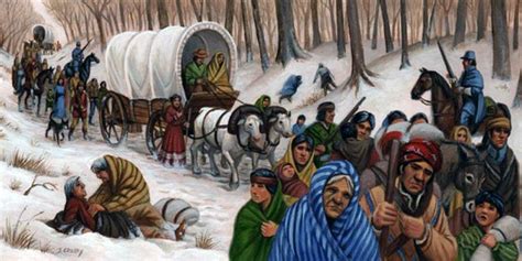What Native Tribes Walked The Trail Of Tears