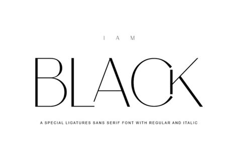 Iam Black Font - Download Free Font