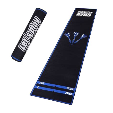 Yirinatek Professional Darts Mat with Oche Line System & Throw Lines ...