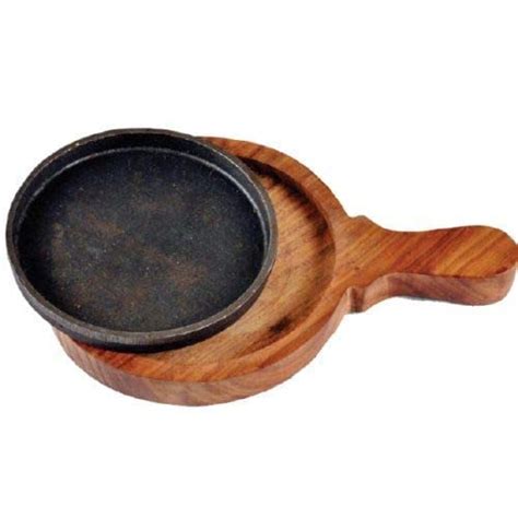 VOODY KRAFTS Handcrafted Round Wooden Tray for Home and Kitchen Dining ...