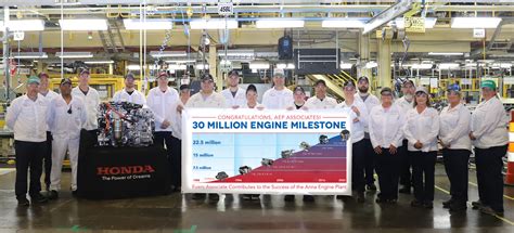 Honda’s Anna Engine Plant Celebrates 40-Year Milestone - Autoblog